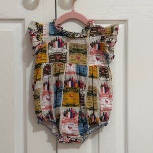 Pink Chicken Crayon print Bubble